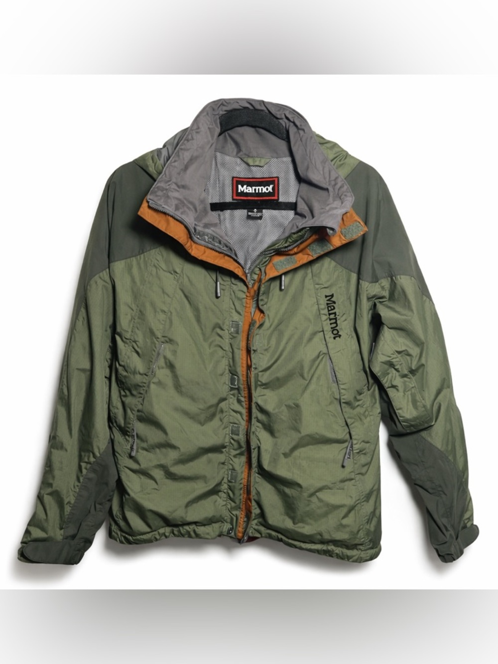 Vintage Marmot Technical Ski Jacket Green Mens M Gorpcore